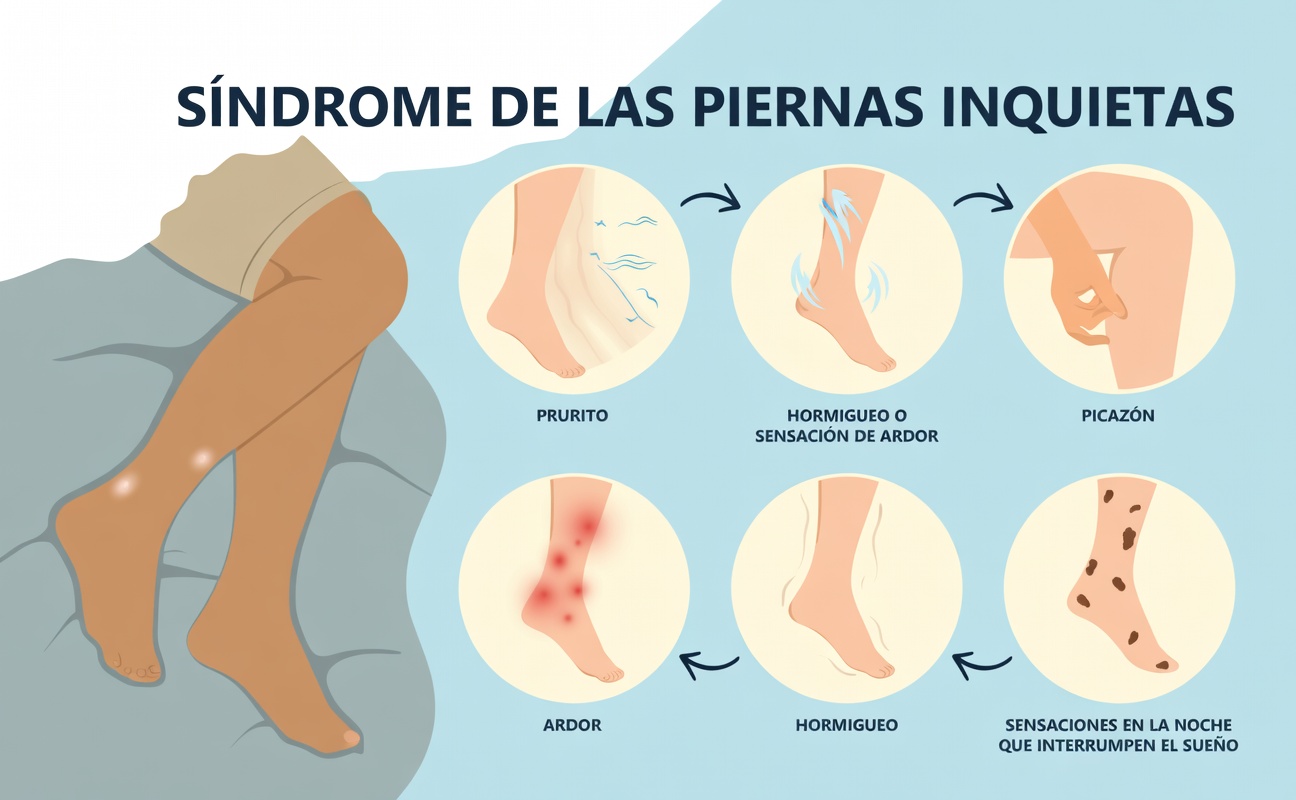 Comprender el síndrome de piernas inquietas por la noche y los hábitos suaves que pueden favorecer un mayor confort al dormir