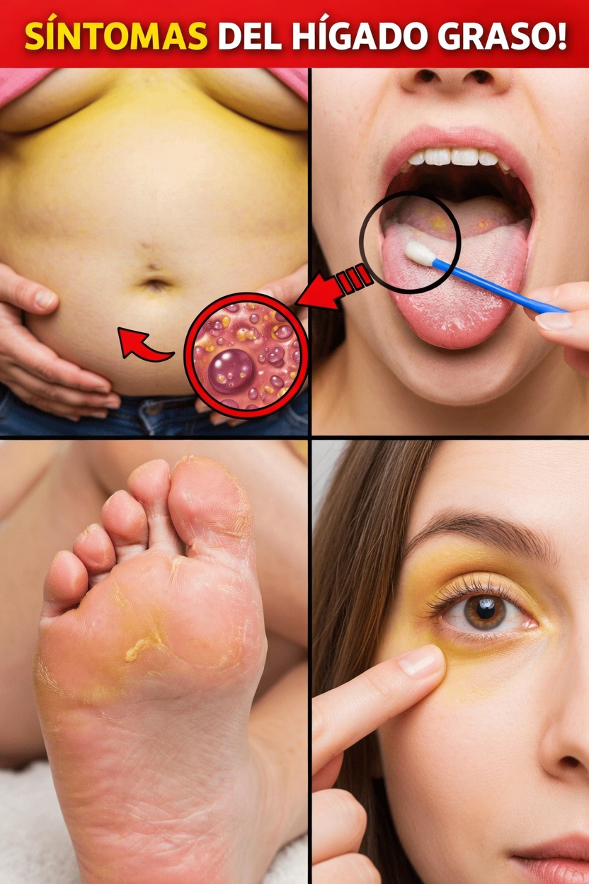 ¿Estás notando estas señales sutiles que podrían indicar una acumulación de grasa en el hígado?