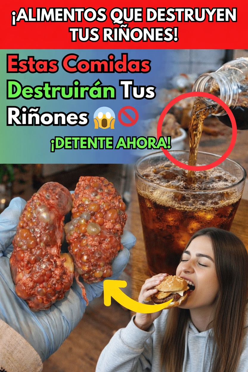 ¿Estos alimentos cotidianos están ejerciendo una presión extra sobre tus riñones? Descubre a qué prestar atención