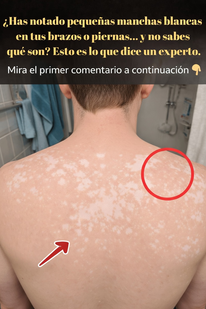 Esas pequeñas manchas blancas en tus brazos y piernas: lo que realmente significan