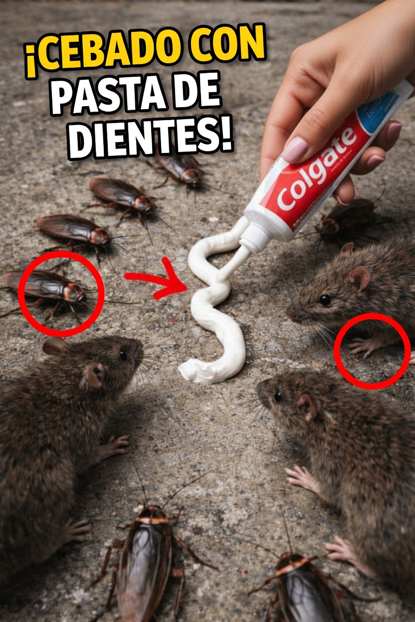 ¿Es la pasta de dientes una forma natural de ayudar a disuadir a las plagas domésticas como las cucarachas, las hormigas y los ratones?