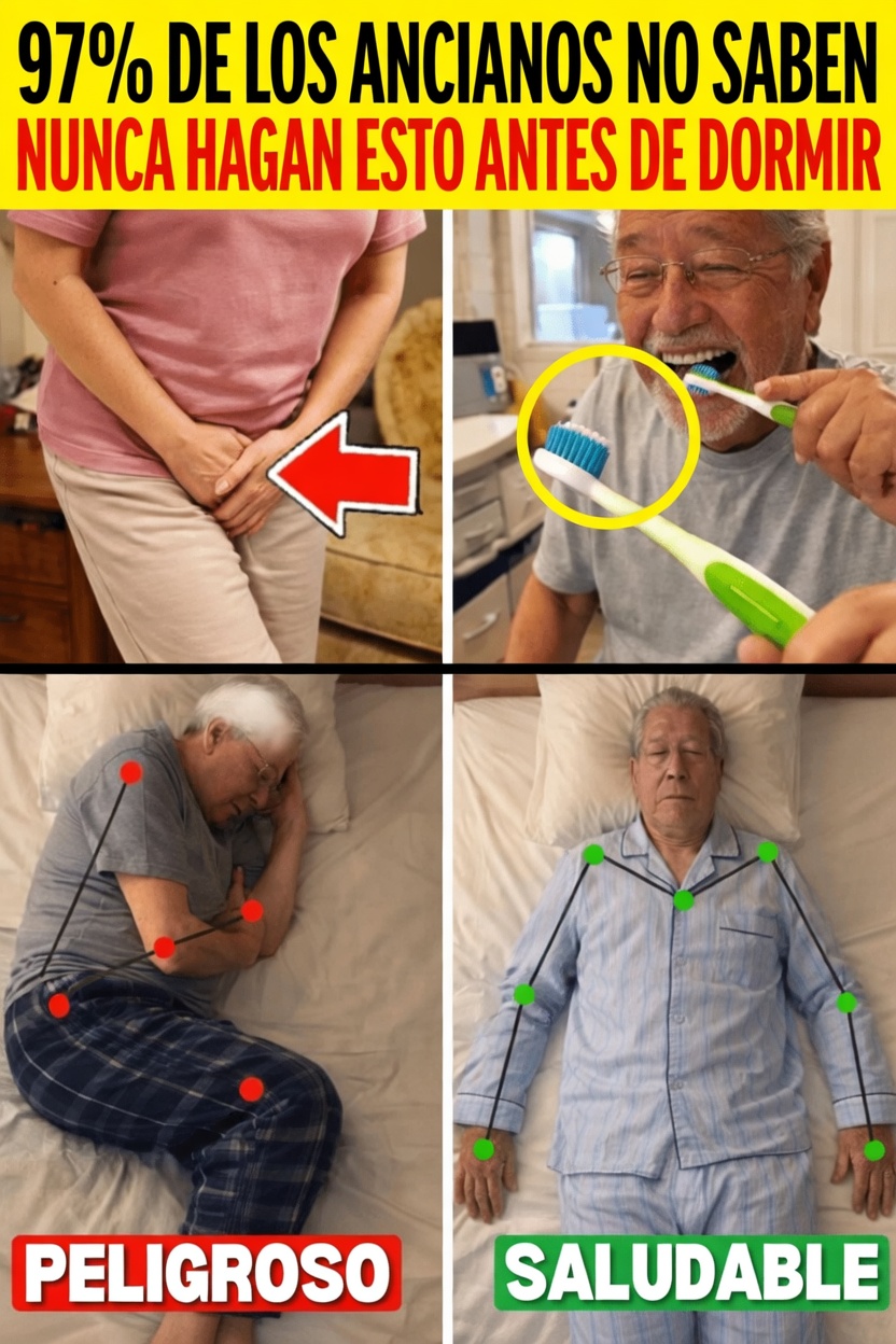 ¿Estas posiciones comunes para dormir ponen en riesgo a los adultos mayores? Cambios sencillos para probar esta noche