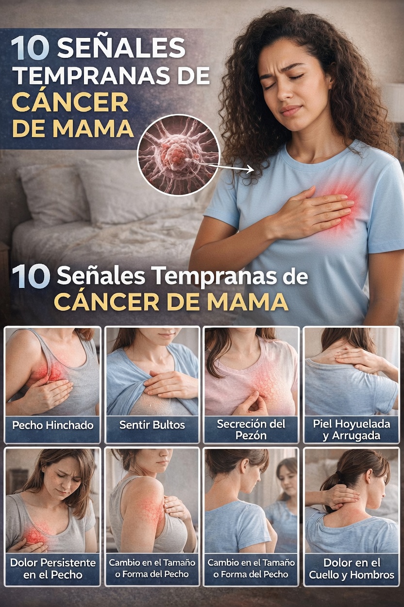 10 señales de advertencia del cáncer de mama que nunca debes ignorar
