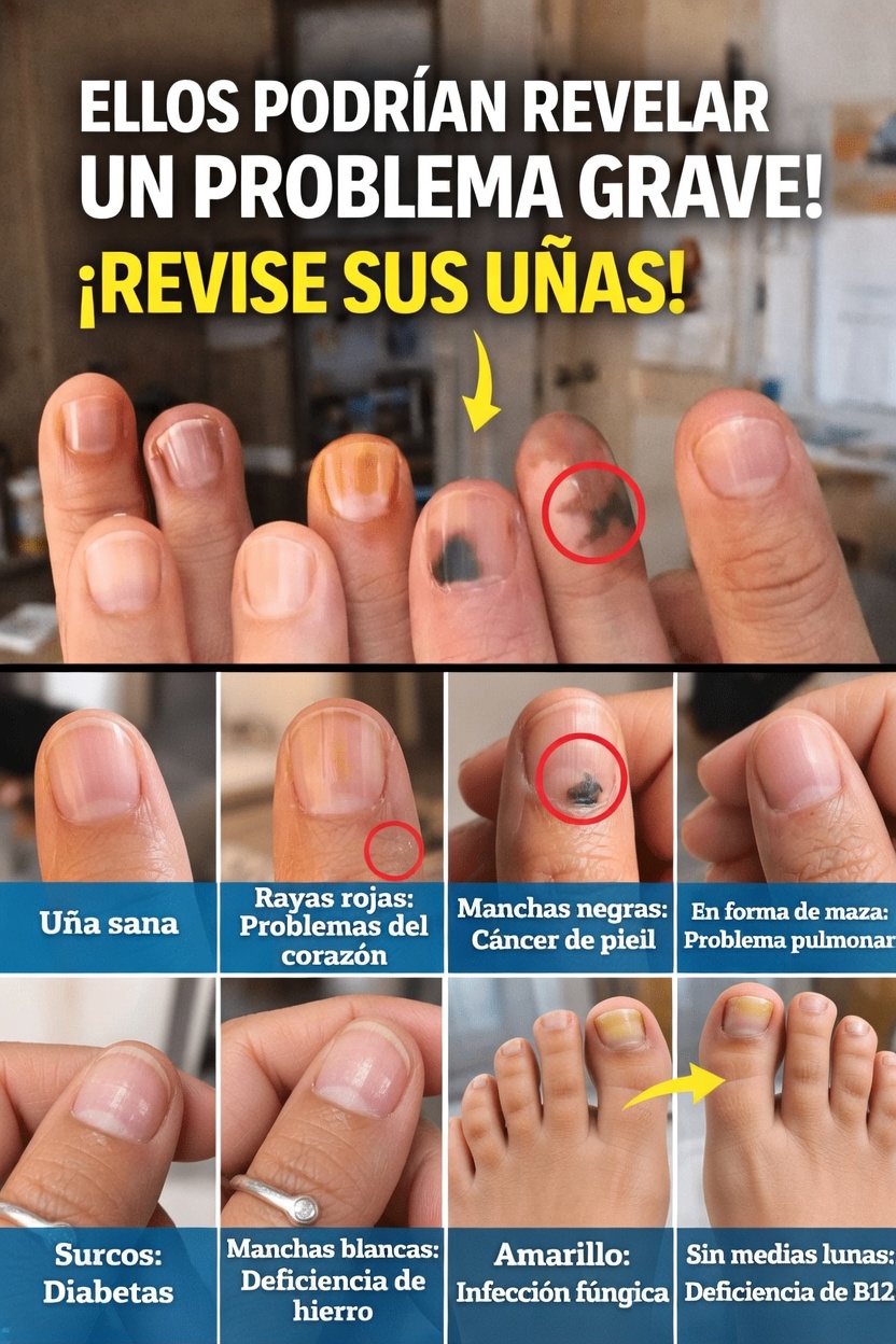 Lo que tus uñas podrían revelar sobre tu salud general: 9 señales comunes a las que debes prestar atención