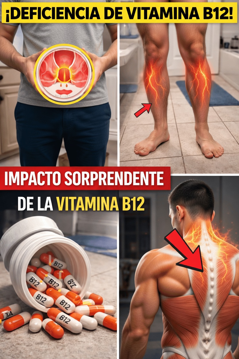 8 señales inusuales de que tu cuerpo podría necesitar más vitamina B12
