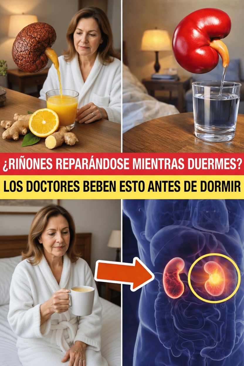 4 bebidas sencillas para antes de dormir que pueden favorecer la salud renal y la hidratación durante la noche
