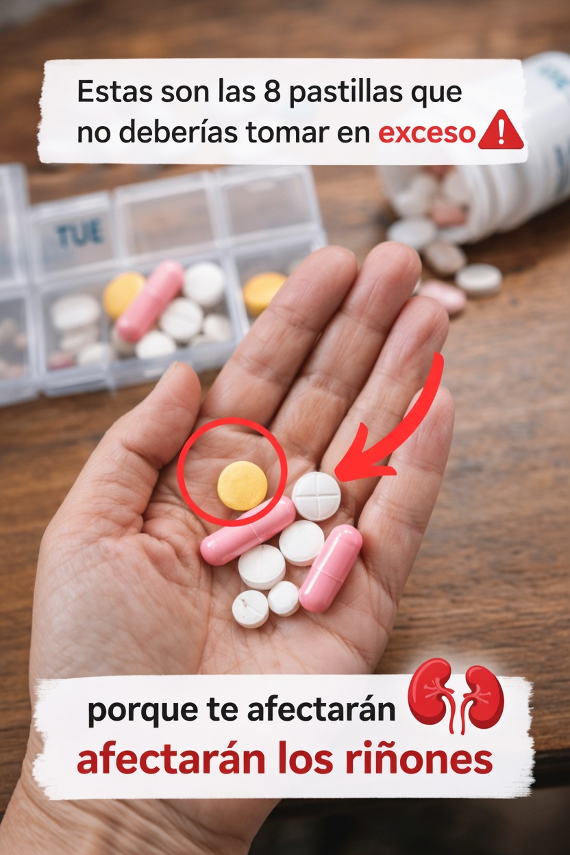 8 medicamentos comunes que debes evitar tomar en exceso para proteger tus riñones