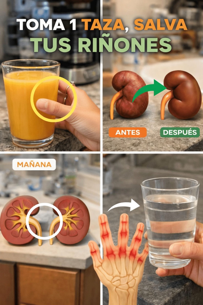 Un sencillo hábito matutino para cuidar tus riñones: descubre el poder del jugo de naranja fresco