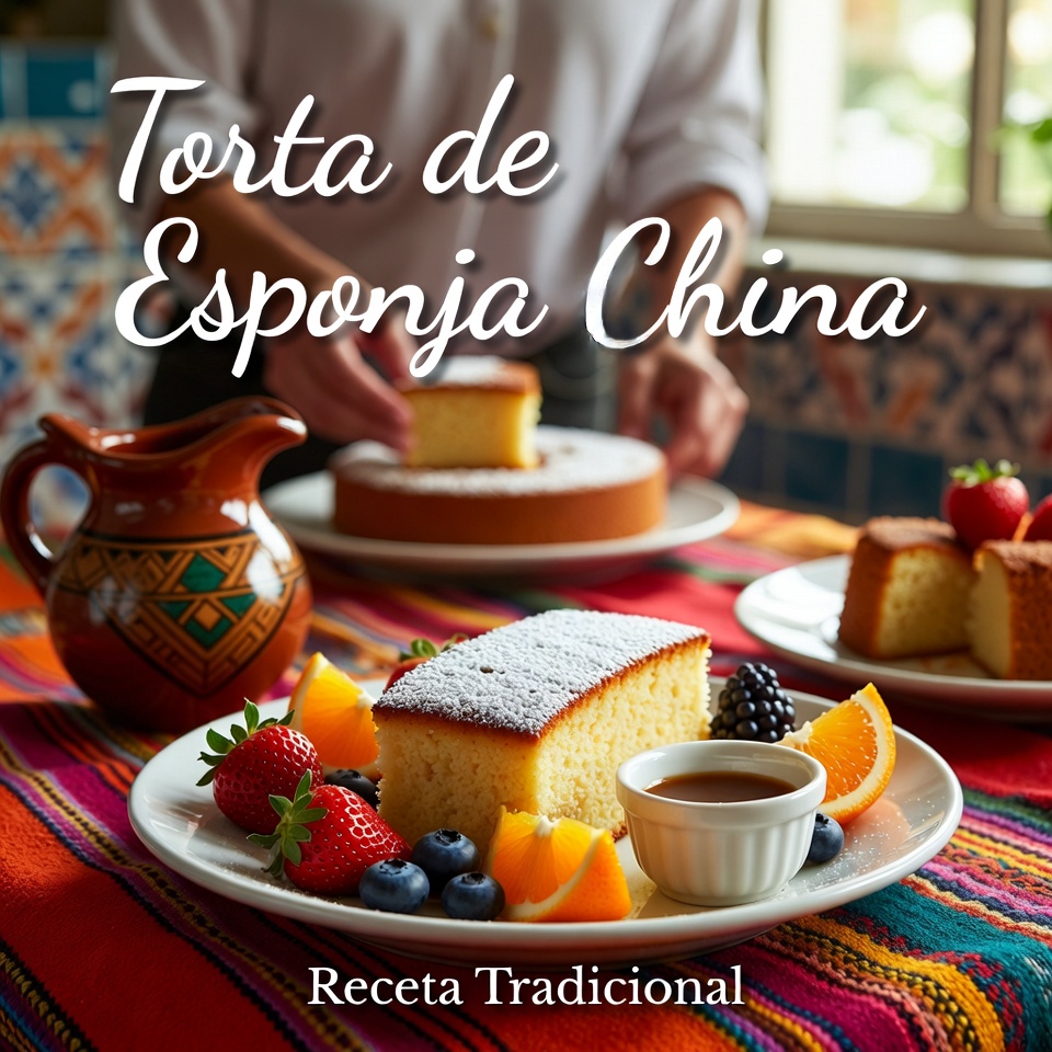 ini pastel esponjoso chino