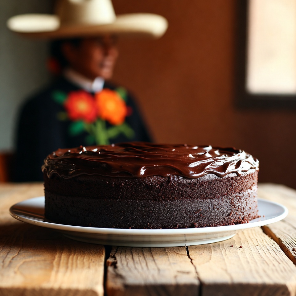 Pastel de chocolate de la depresión