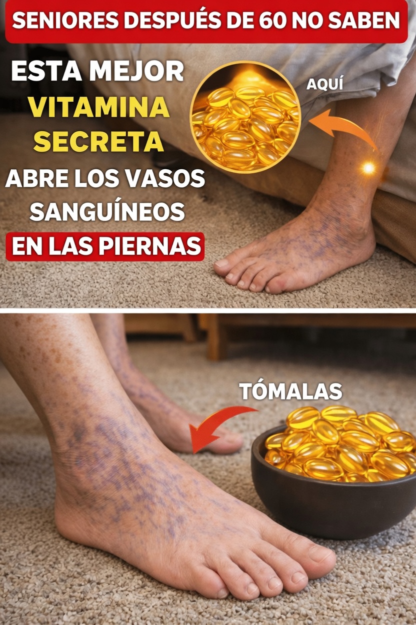 Las 3 principales vitaminas que pueden ayudar a la comodidad y fuerza de las piernas en adultos mayores de 60 años