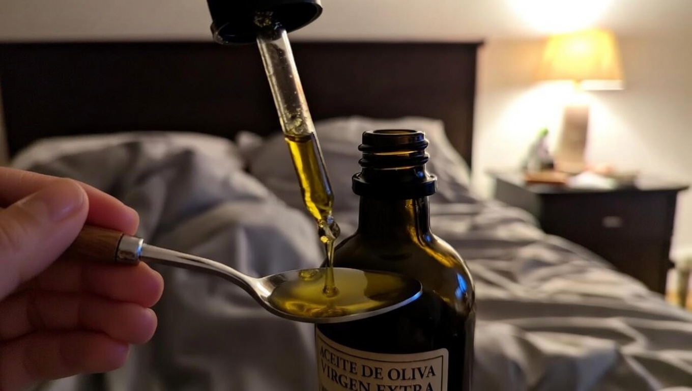 ¿Qué le sucede a tu cuerpo cuando tomas una cucharada de aceite de oliva virgen extra todas las noches?