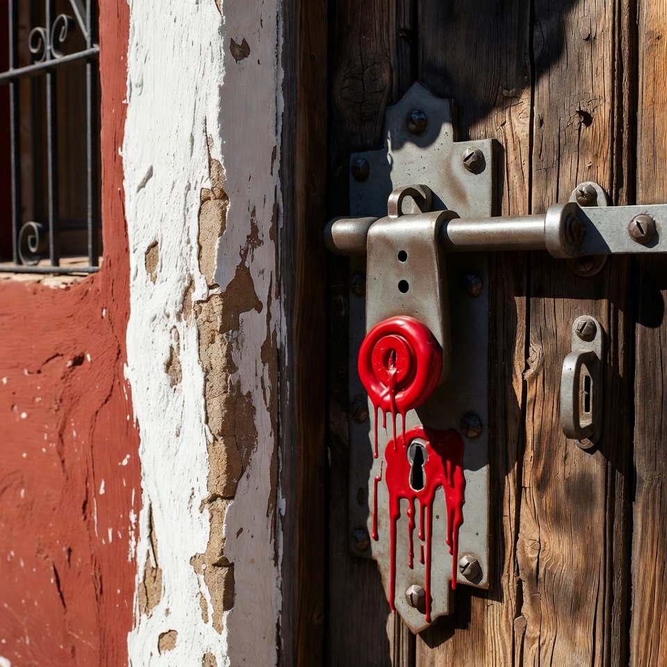 Encontré cera roja en la cerradura de mi puerta: ¿debería preocuparme?