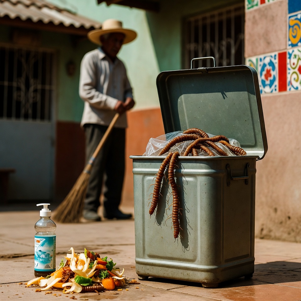 ¿Gusanos en el cubo de basura? Así puedes prevenirlos