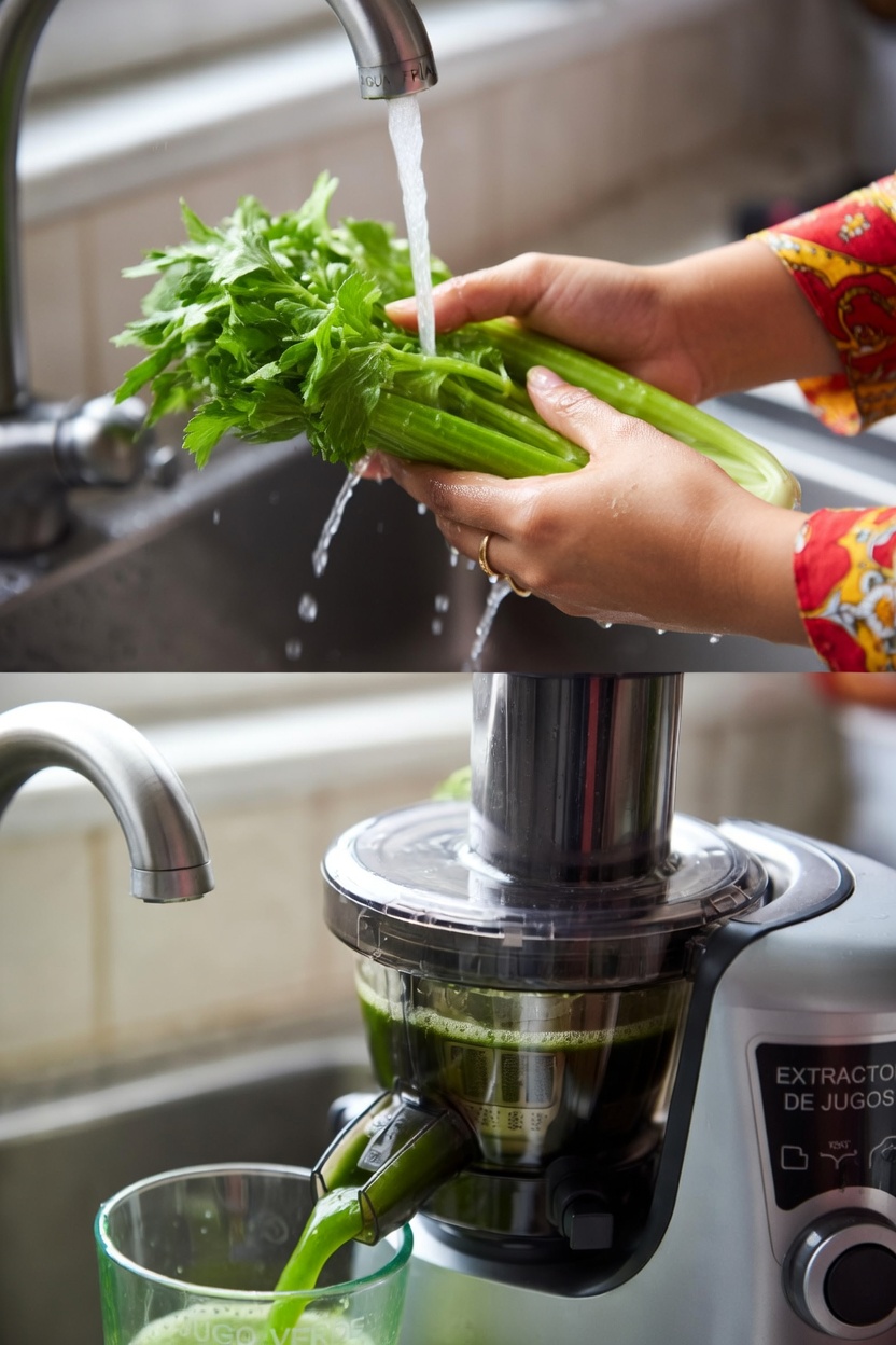 Jugo de apio: una forma sencilla de añadir más nutrientes e hidratación a tu rutina diaria