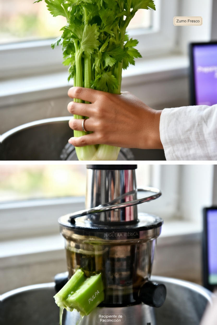 Jugo de apio: una forma sencilla de añadir más nutrientes e hidratación a tu rutina diaria