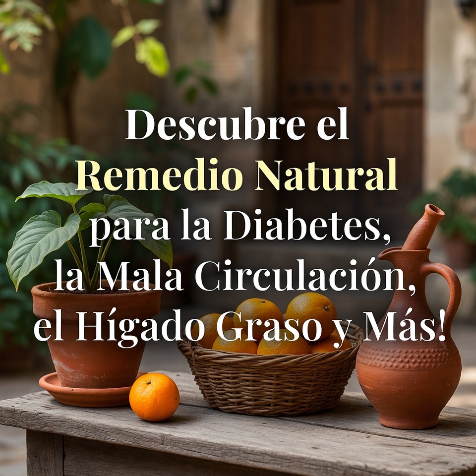 Descubre el remedio natural para la diabetes, la mala circulación, el hígado graso y más.