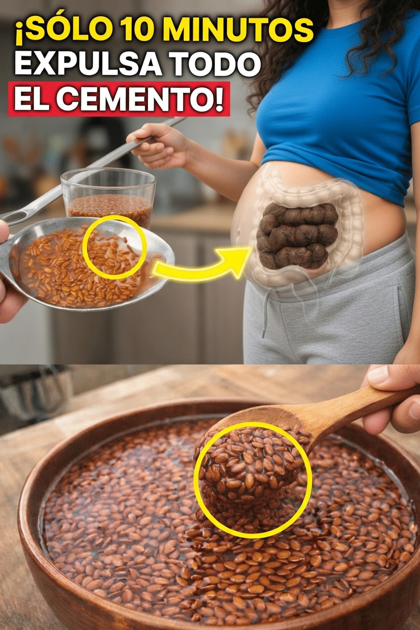 ¡Bebe solo 1 vaso y limpia todo tu colon en 10 minutos!