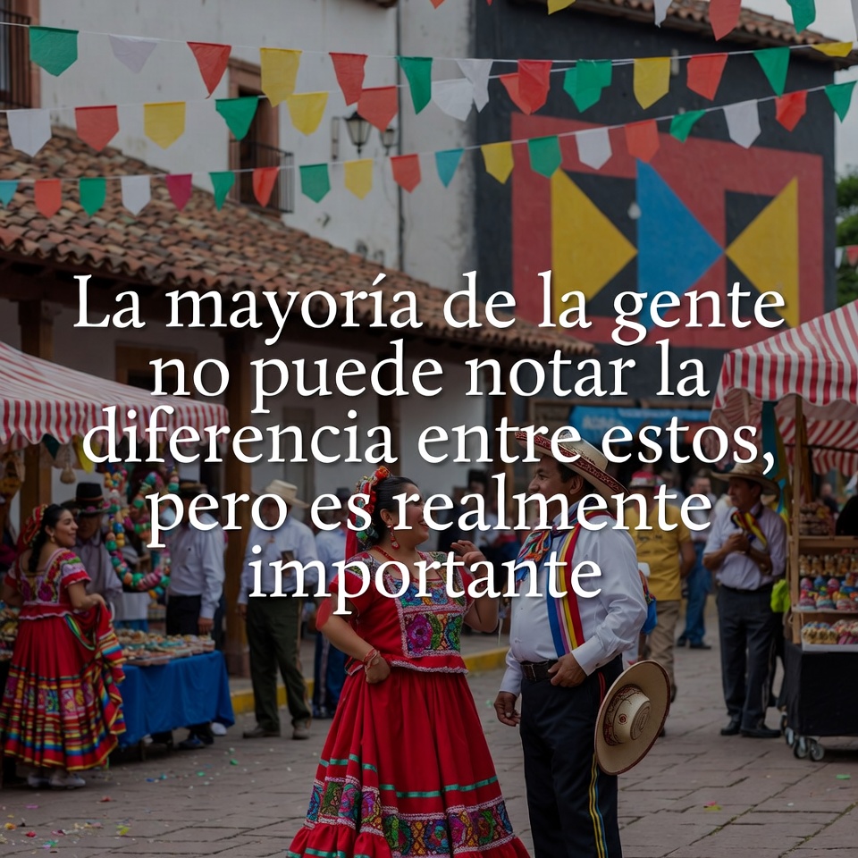 La mayoría de las personas no puede notar la diferencia entre estas, pero es realmente importante