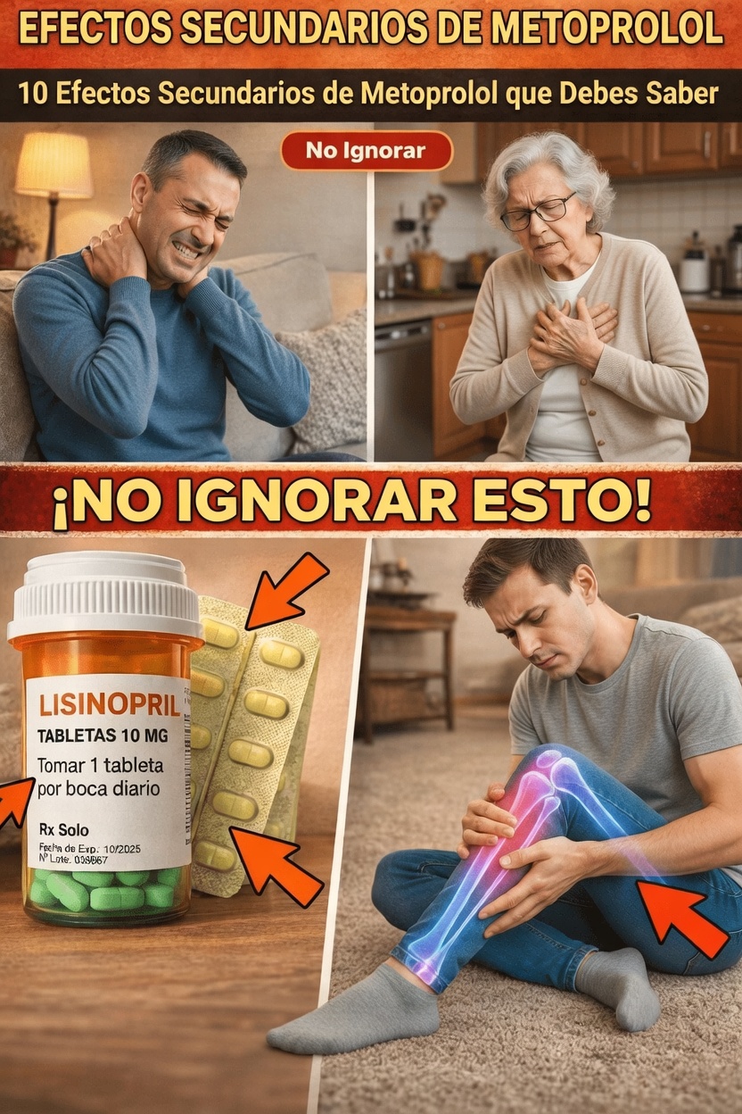 10 Efectos Secundarios Importantes del Metoprolol que Debes Conocer