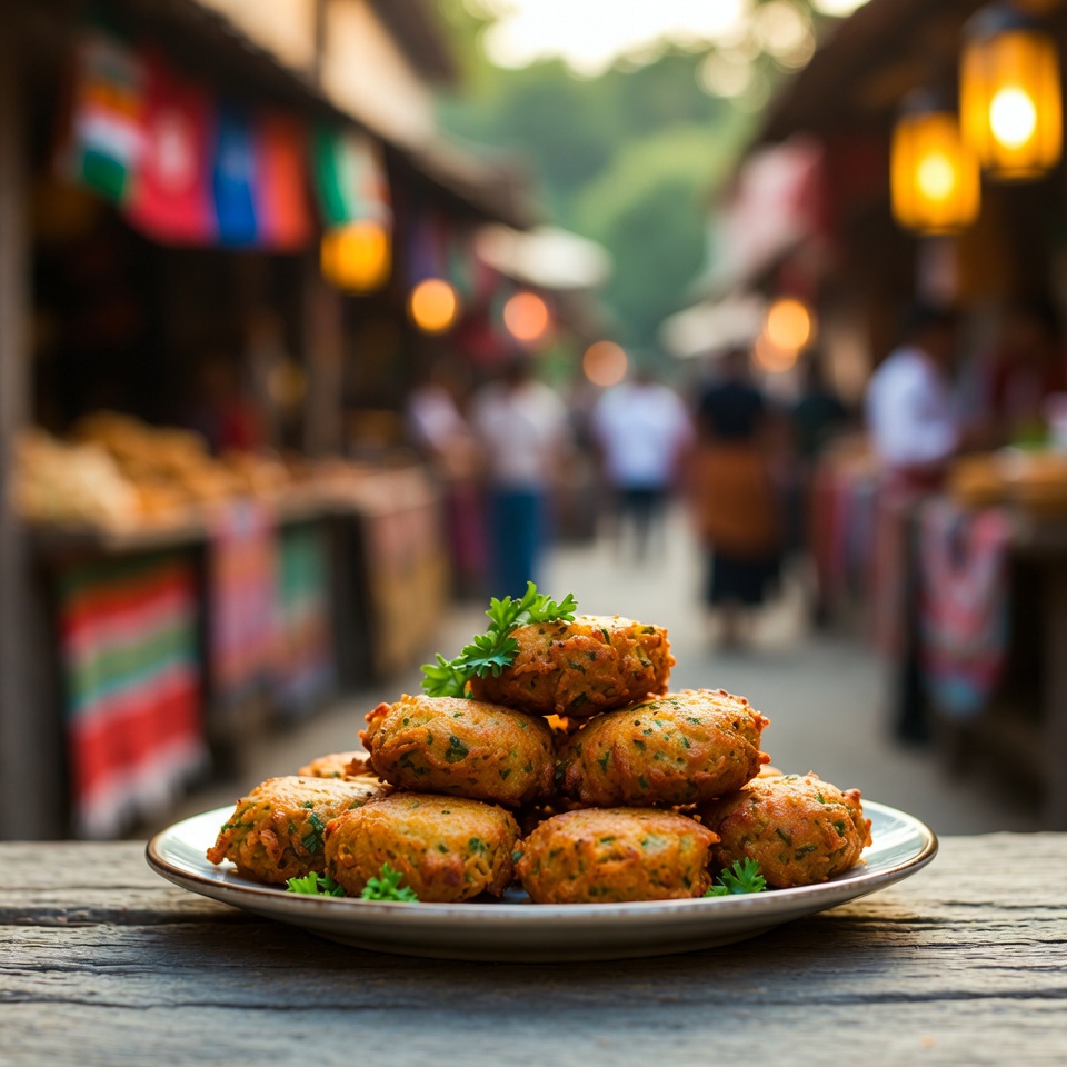 Receta de buñuelos crujientes de verduras