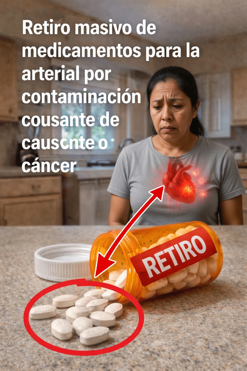 Retiro urgente: más de 580.000 frascos de medicamento para la presión arterial retirados por posibles riesgos de cáncer