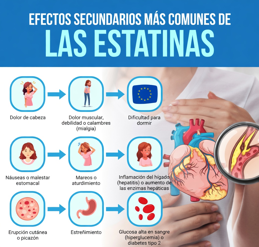Efectos secundarios de la atorvastatina: lo que debe saber sobre este medicamento común para el colesterol