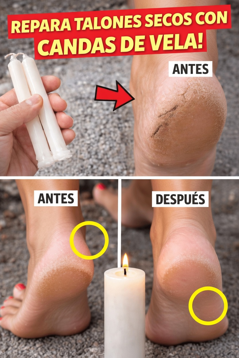 ¿Los talones agrietados te tienen deprimido? Descubre una sencilla rutina casera con cera para suavizar tus pies