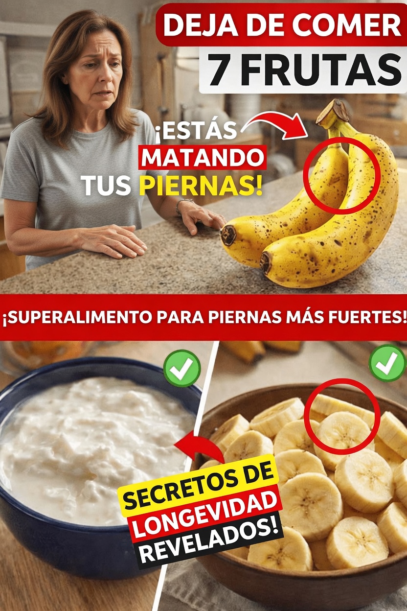 ¿Más de 60 años? Evita estas frutas para fortalecer las piernas