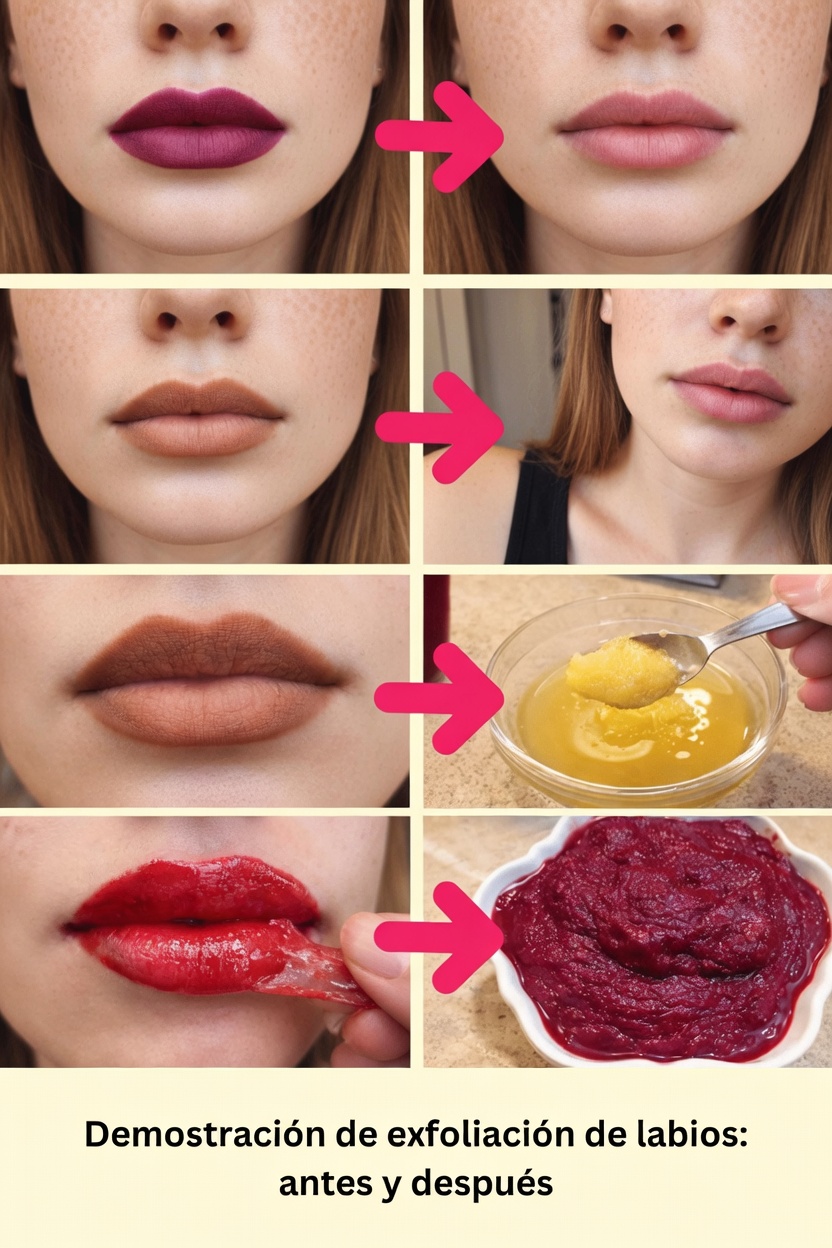 Formas sencillas de lograr labios más suaves y de aspecto más uniforme con ingredientes cotidianos