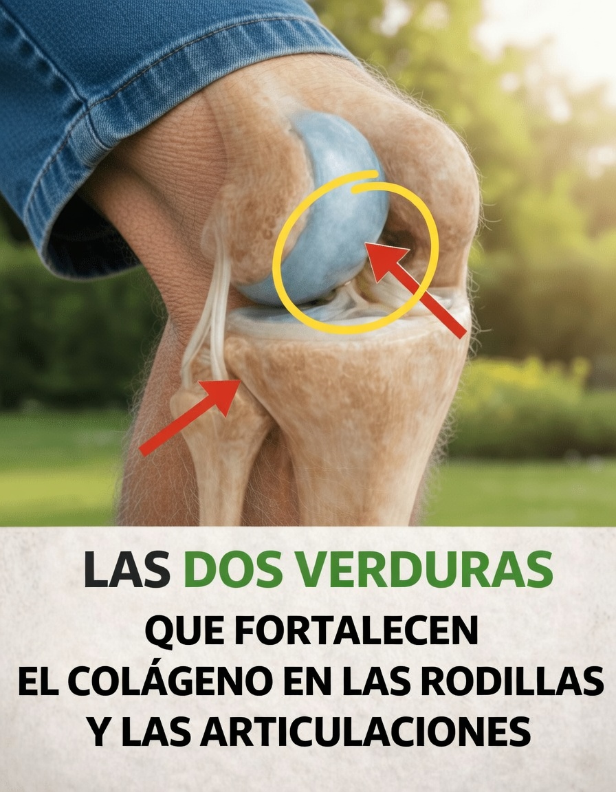 ¿Pueden estas dos verduras comunes ayudar a la producción natural de colágeno de tu cuerpo para unas rodillas y articulaciones más saludables?