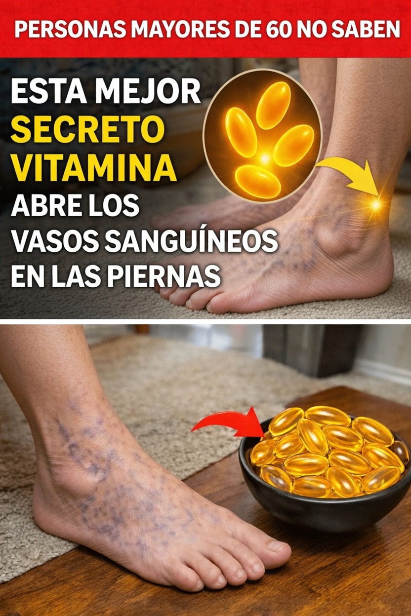 Las 3 mejores vitaminas para detener los calambres en las piernas y recuperar la fuerza en adultos mayores: fortalece tus piernas de forma natural
