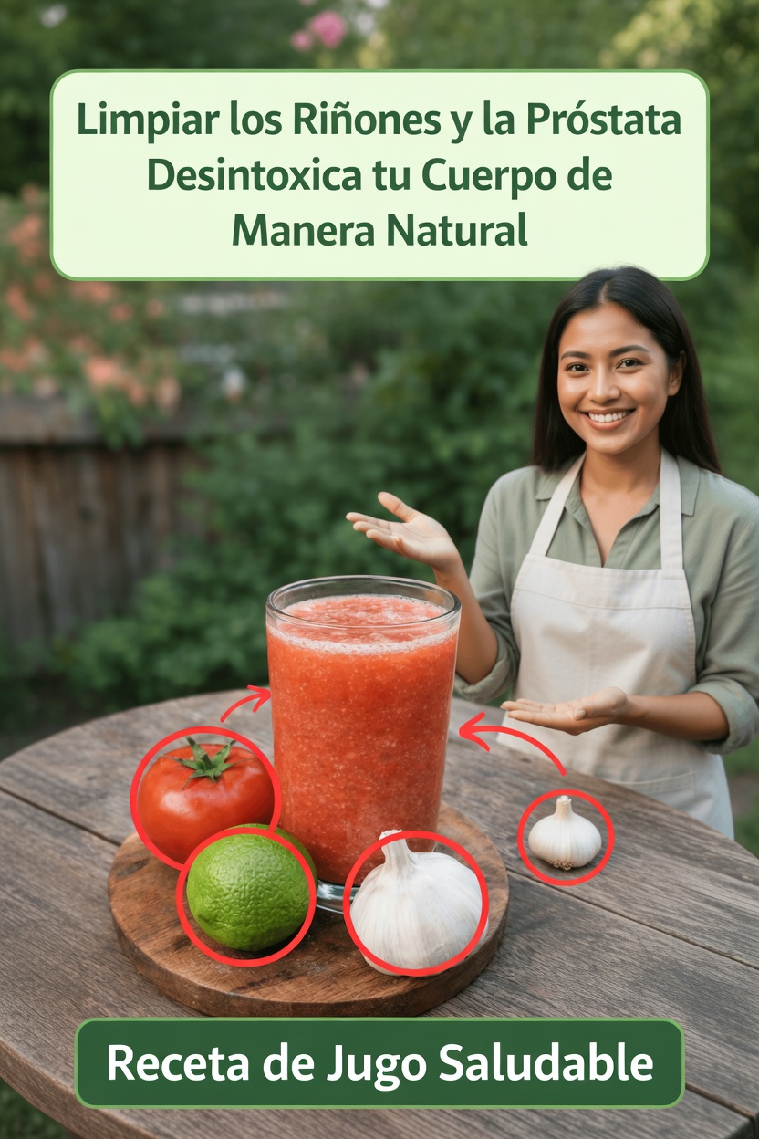 Descubre el poder del jugo de tomate, ajo y limón: un sencillo hábito diario para el bienestar del cuerpo
