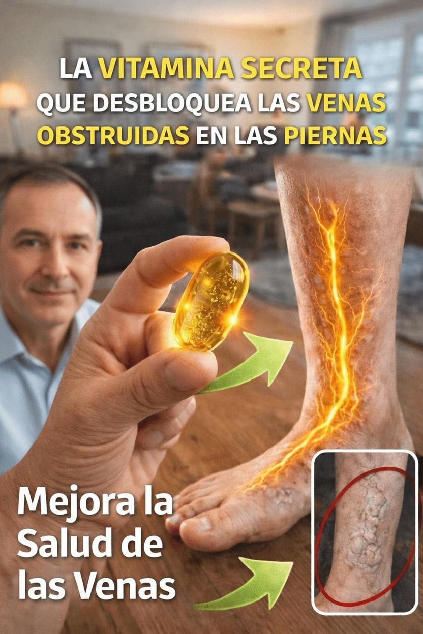 La vitamina secreta que apoya las venas sanas de las piernas y la circulación que podrías estar pasando por alto