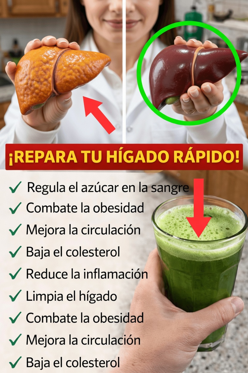 Un batido verde sencillo para apoyar la salud de tu hígado, el equilibrio del azúcar en la sangre y el bienestar general