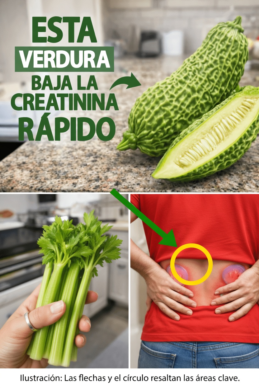 Descubre las 5 mejores verduras que pueden ayudar a mantener niveles saludables de creatinina y la función renal de forma natural