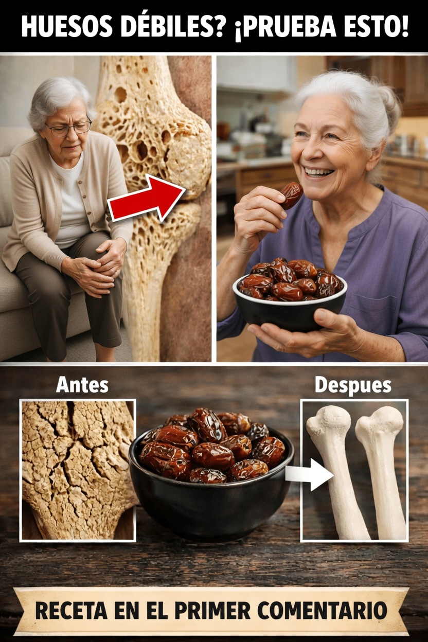 ¡Detén la pérdida ósea antes de que sea demasiado tarde! Los dátiles: un aliado natural para fortalecer tu cuerpo día tras día