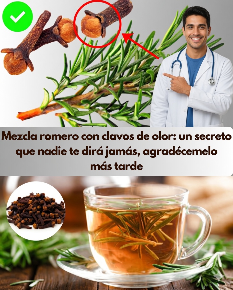 🌿 Romero y Clavo de Olor: 7 Recetas Naturales Potentes para Mejorar tu Salud