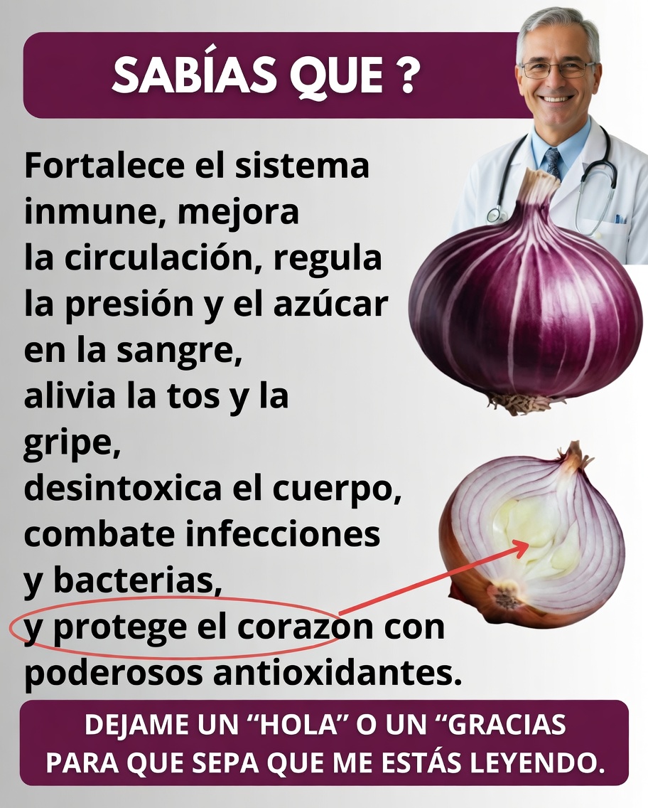 🧅✨ Receta a base de cebolla roja: El remedio natural que todo el mundo debería conocer