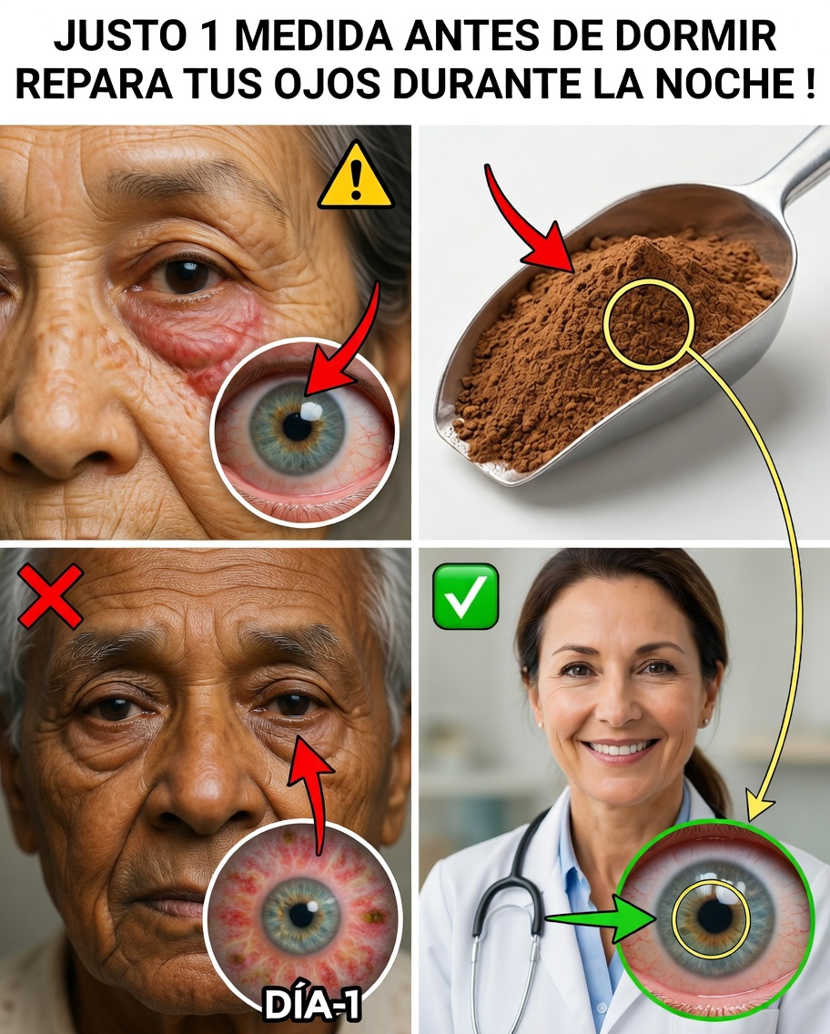 El ritual del jugo nocturno para unos ojos más cómodos y luminosos después de los 60 años