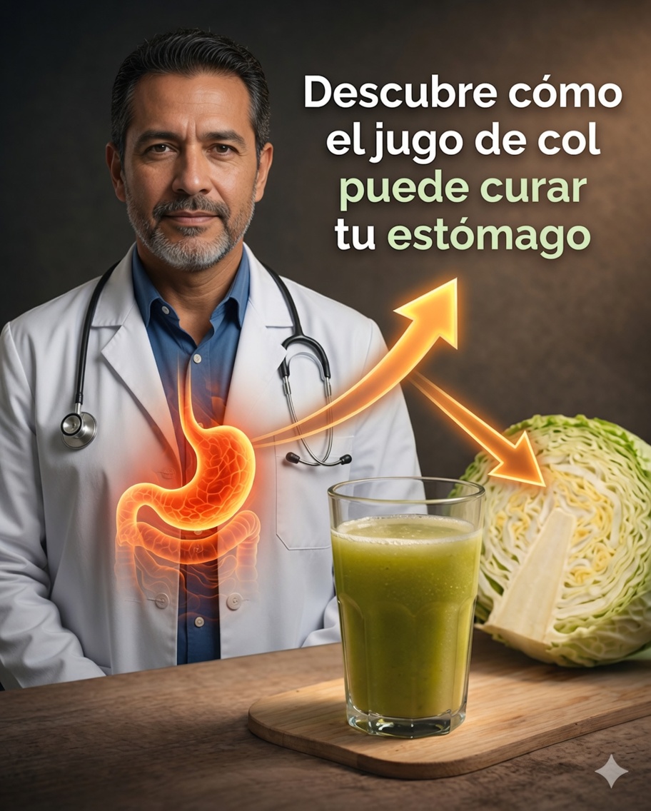 🍃 El jugo de col: un potente remedio natural para mejorar la digestión