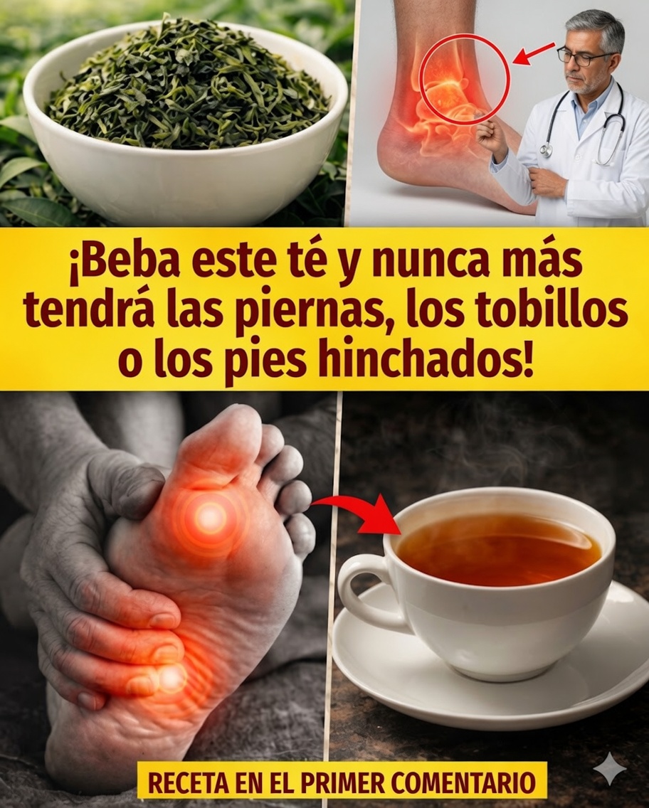 🦵🍵 Tisana natural para las piernas hinchadas: la bebida casera que ayuda a reducir la inflamación y la retención de líquidos