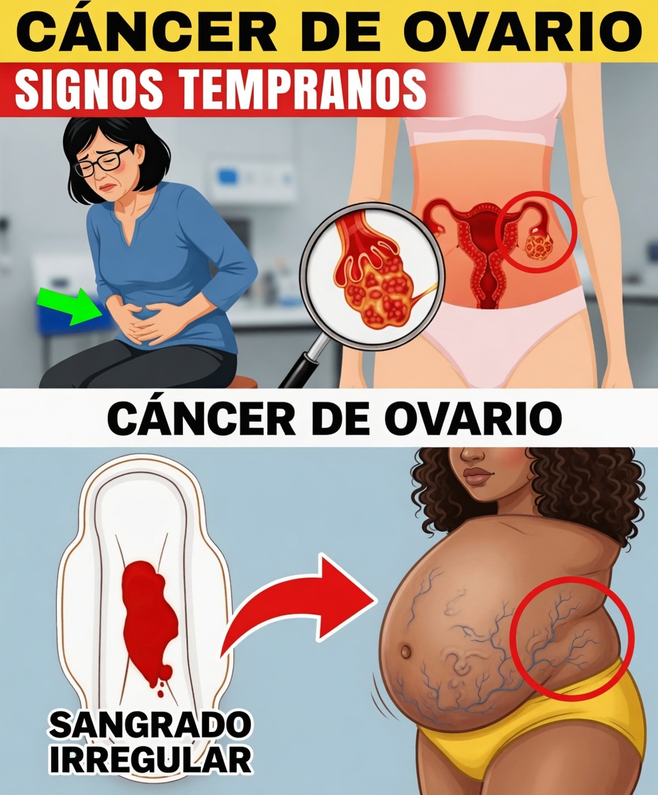 8 señales tempranas de cáncer de ovario que toda mujer debe conocer