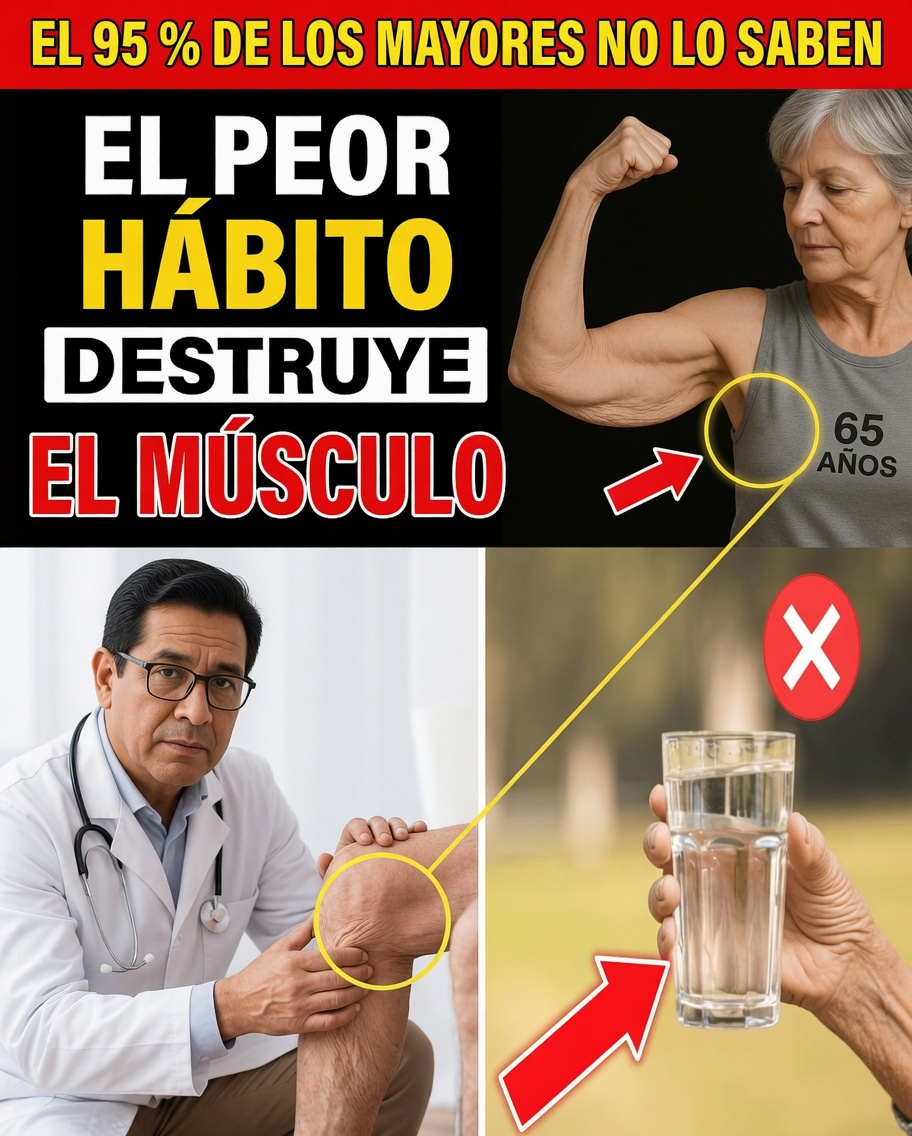 El hábito “invisible” que acelera la pérdida muscular después de los 60 años