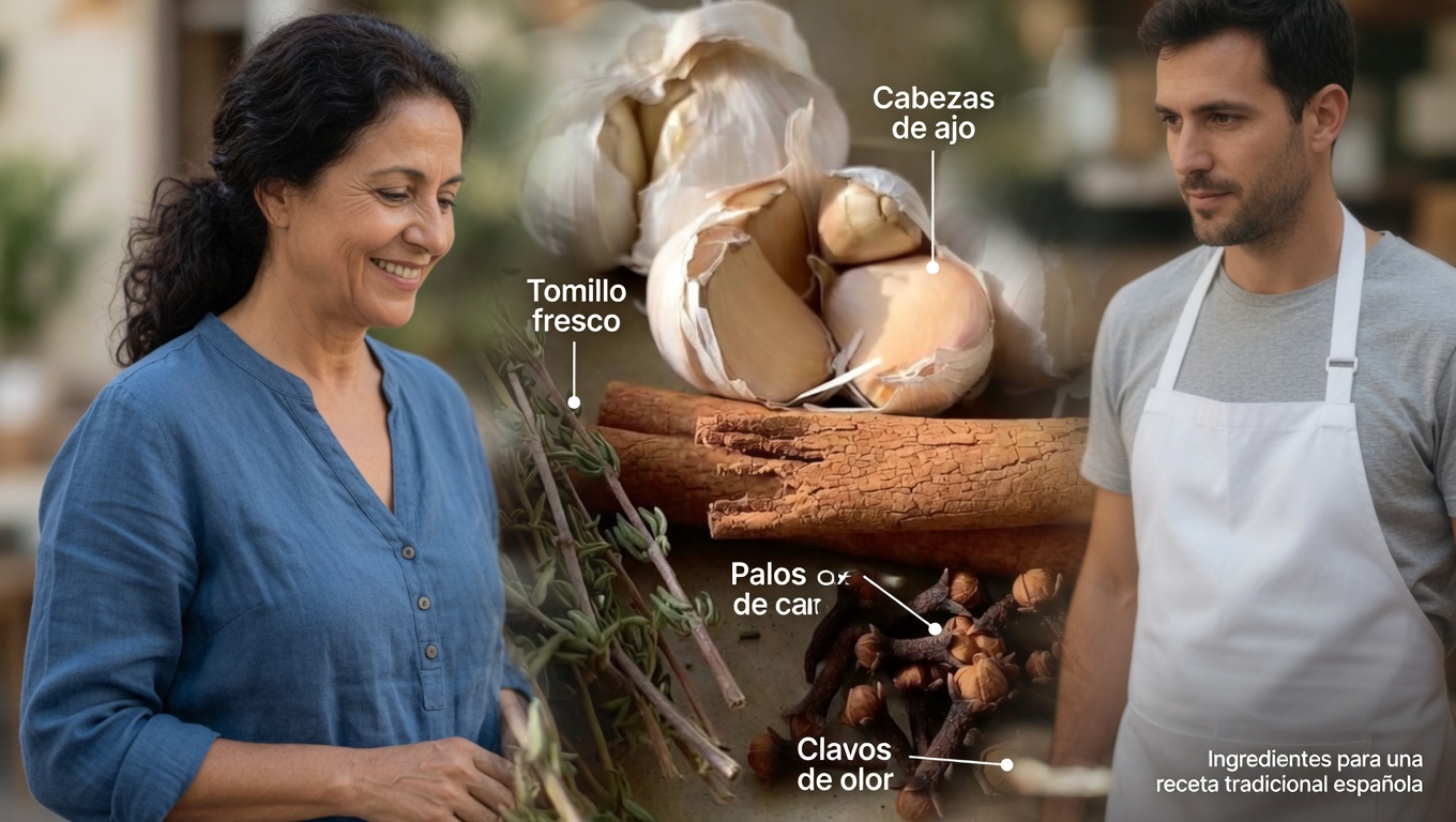 La infusión herbal de cuatro poderes: explorando el tomillo, el ajo, la canela y los clavos en un té diario sencillo