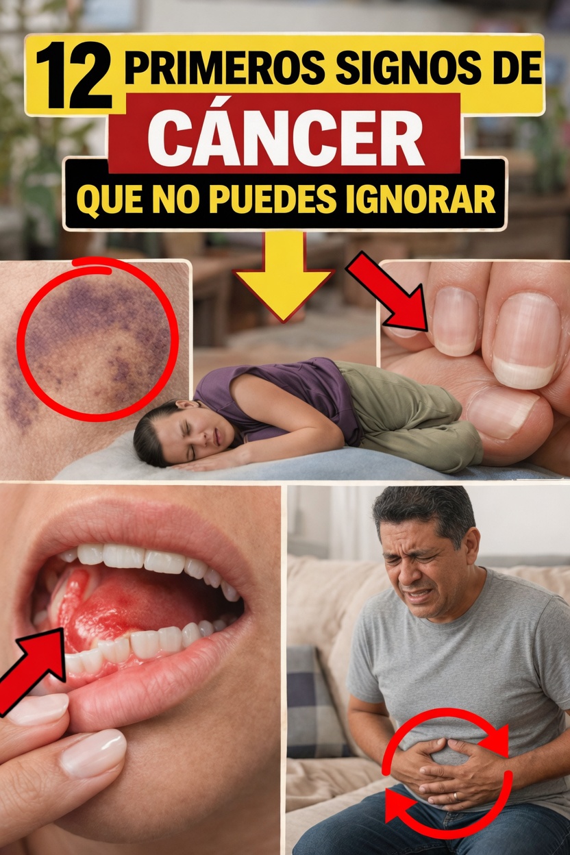 12 señales de advertencia tempranas de cáncer que nunca debes ignorar