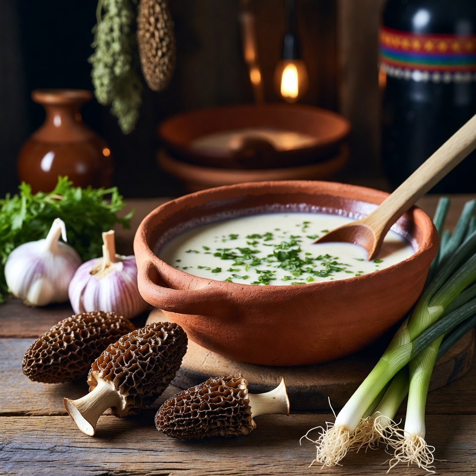 Sopa Cremosa de Setas Colmenilla: Una Receta para la Salud Intestinal y el Bienestar