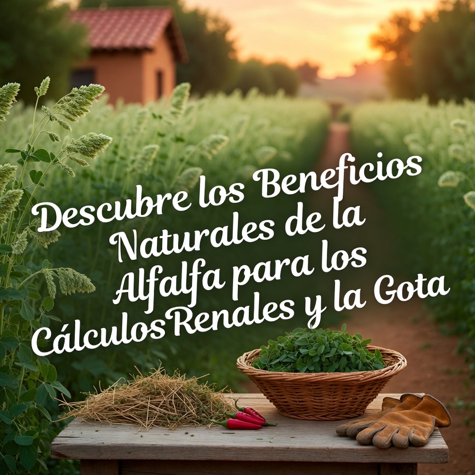 Descubre los beneficios naturales de la alfalfa para los cálculos renales y la gota