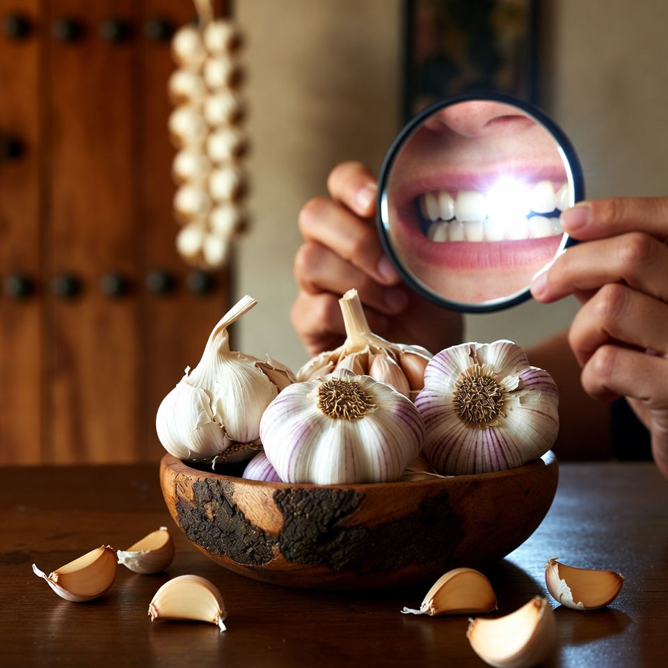 El ajo: un sorprendente aliado para blanquear los dientes
