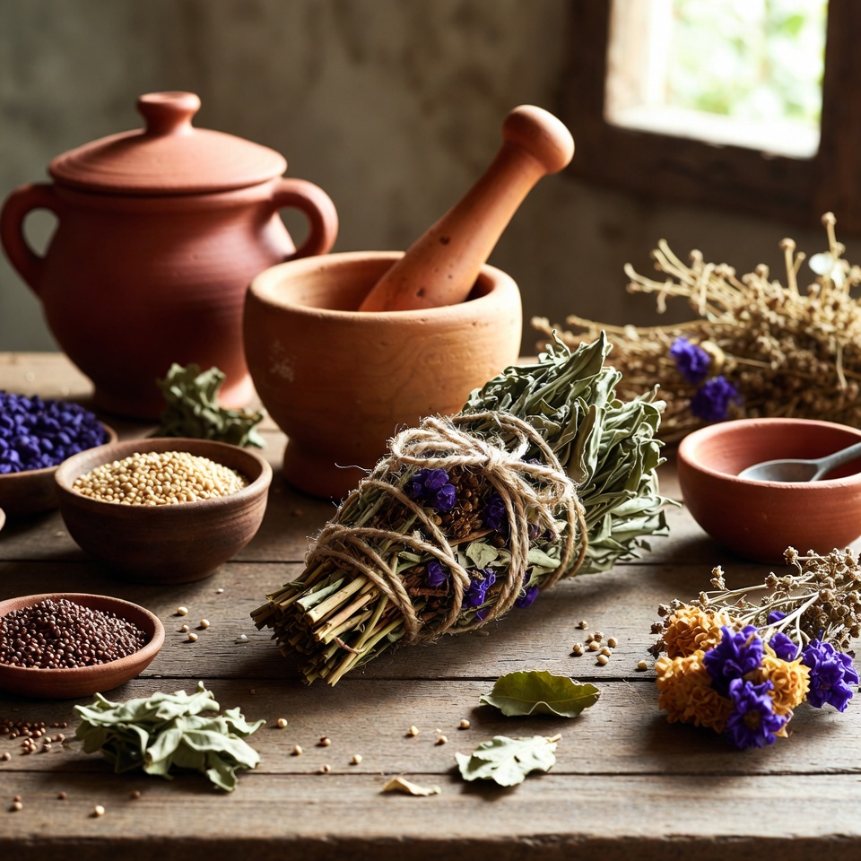 Cómo hacer atados de imphepho para sahumar